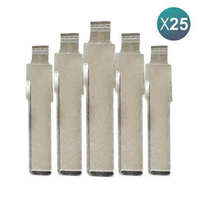 Volkswagen Flip Remote Key Blade 25Pcs Bundle HU66 - ABK-2442-OFF25 - ABKEYS.COM