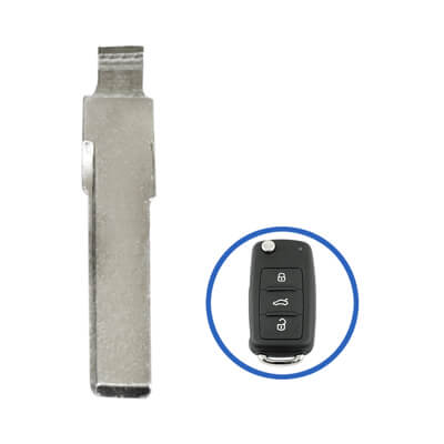 Volkswagen Flip Remote Long Key Blade HU66 - ABK-2442 - ABKEYS.COM