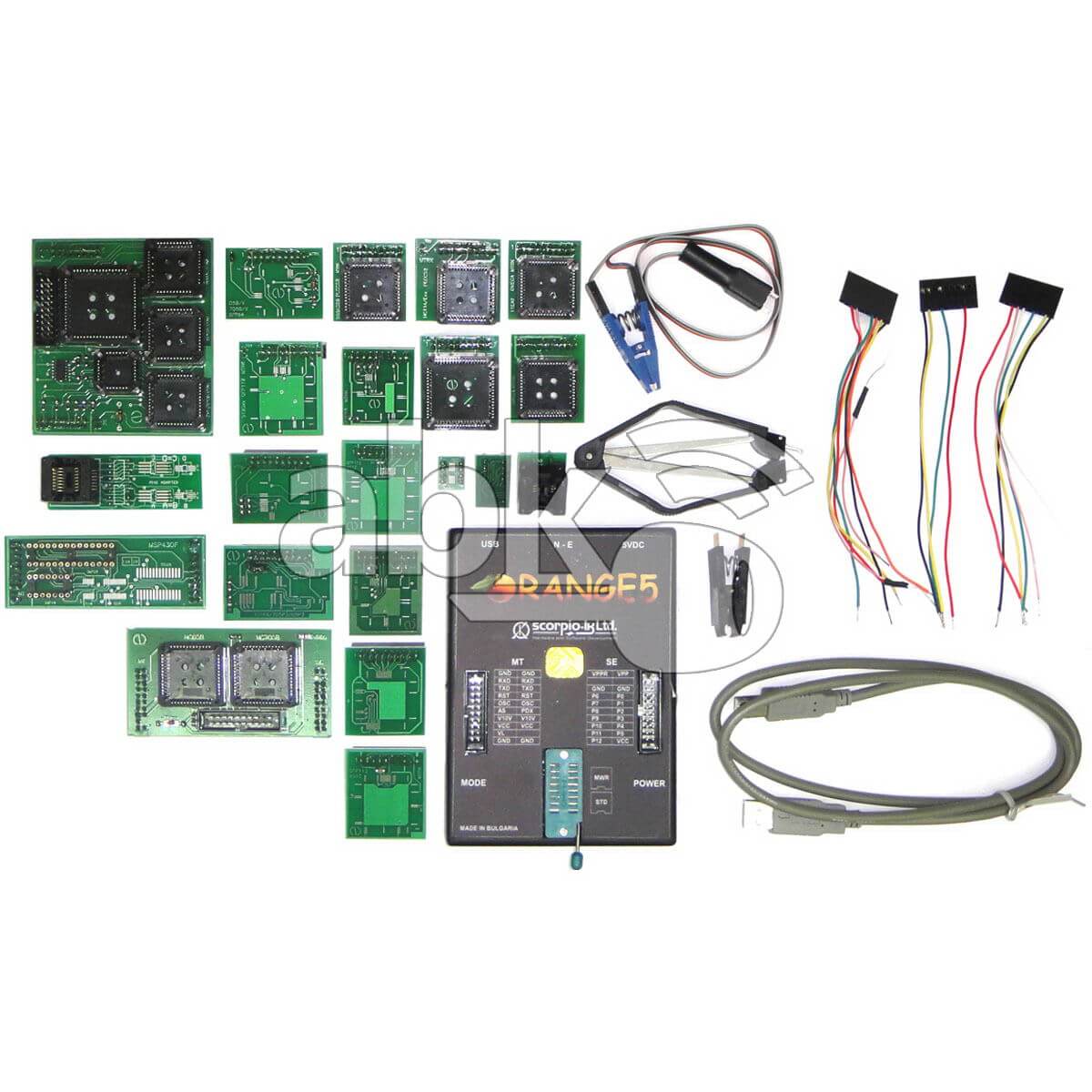 Orange5 Programmer - Work Set With Full Adapters / Wires |ABKEYS