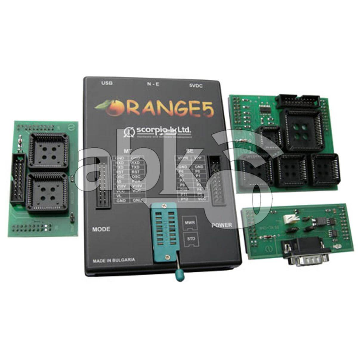 Orange5 Programmer - Immo Set With Immobilizer HPX Software & Full Adapters / Wires -