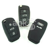 Audi Silicone Remote Covers 3Buttons - ABK-2500-AUD-FLIP-3B - ABKEYS.COM