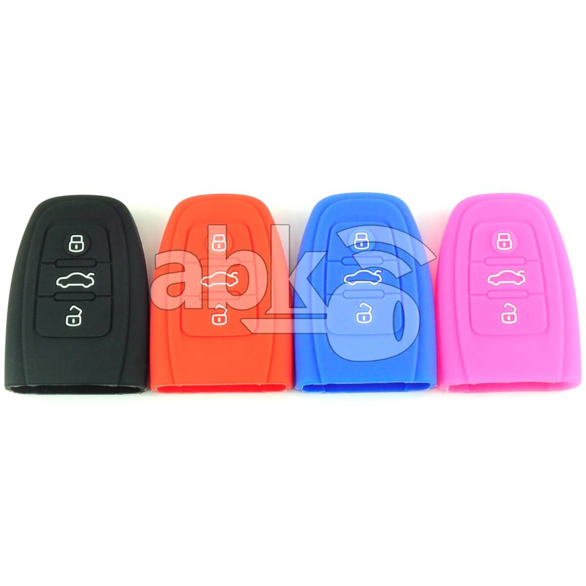 Audi Silicone Remote Covers 3Buttons - ABK-2500-AUD-SMART-OLD3B - ABKEYS.COM
