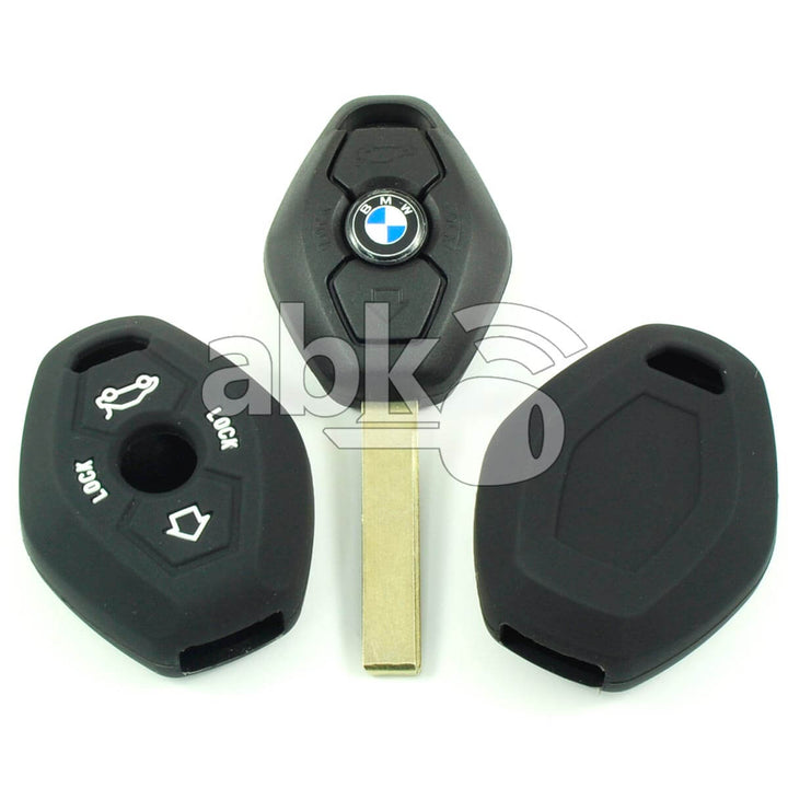 Bmw Silicone Remote Covers 3Buttons - ABK-2500-BMW-OLD3B - ABKEYS.COM