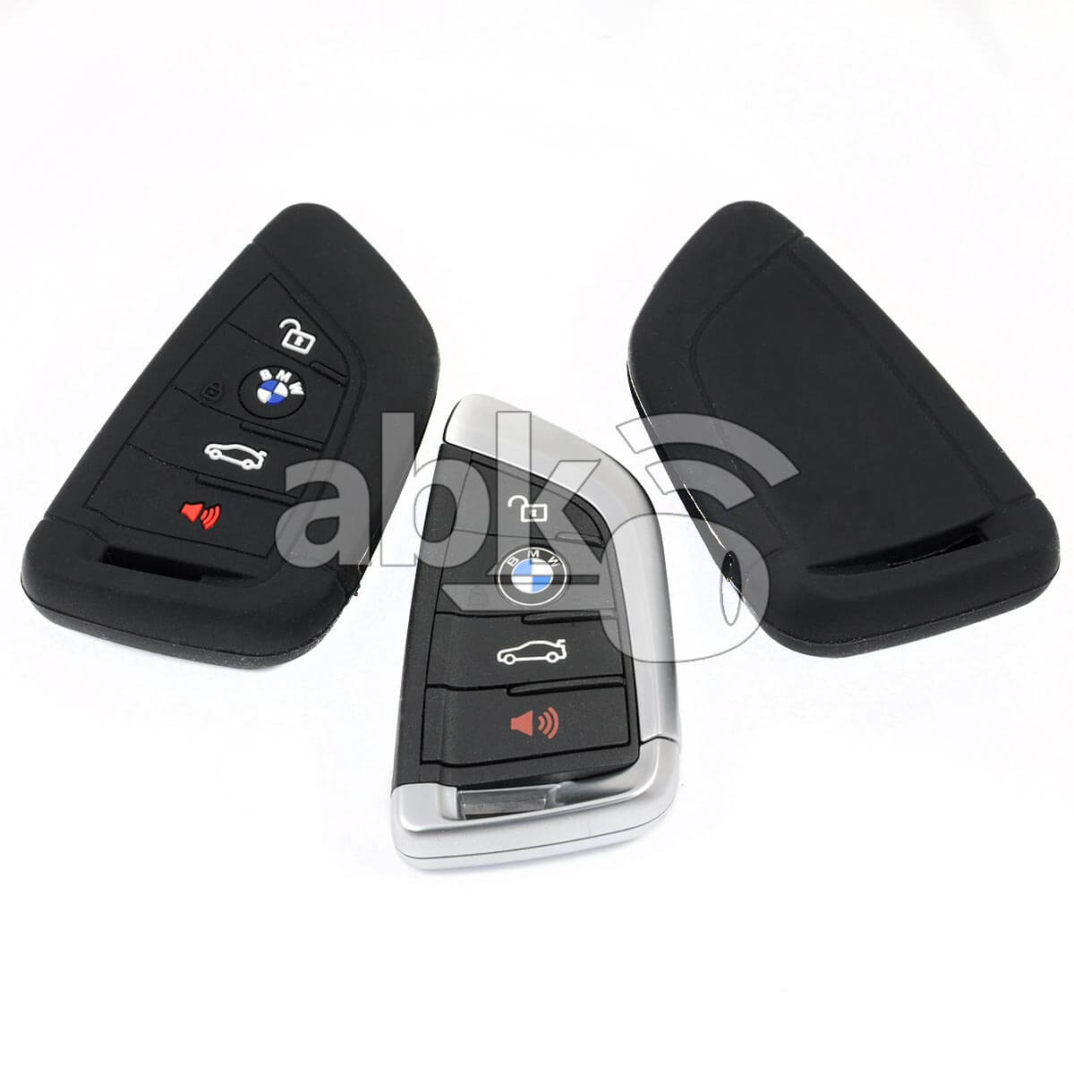 Bmw Silicone Remote Covers 4Buttons - ABK-2500-BMW-SMART-NEW4B - ABKEYS.COM