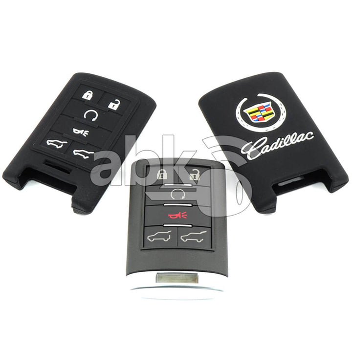 Cadillac Silicone Remote Covers 6Buttons - ABK-2500-CAD-REM6B - ABKEYS.COM