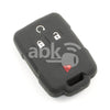Chevrolet Gmc Silicone Remote Covers 4Buttons - ABK-2500-CHV-REM4B-NEW - ABKEYS.COM