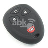 Chevrolet Gmc Silicone Remote Covers 4Buttons - ABK-2500-CHV-REM4B - ABKEYS.COM
