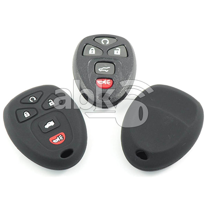 Chevrolet Gmc Silicone Remote Covers 5Buttons - ABK-2500-CHV-REM5B - ABKEYS.COM