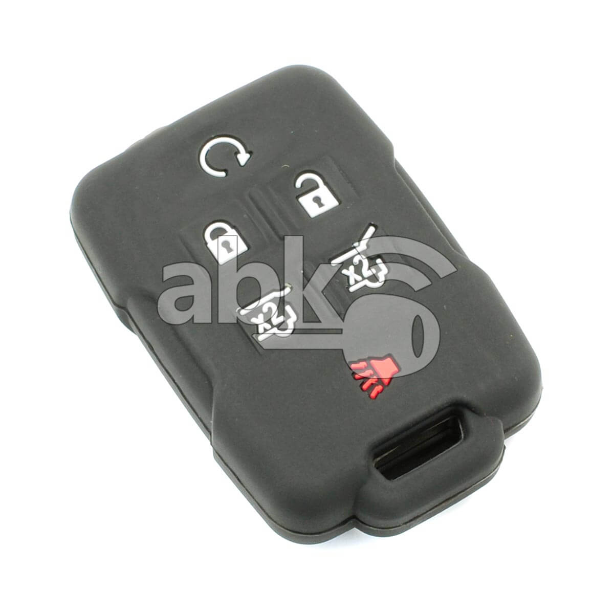 Chevrolet Gmc Silicone Remote Covers 6Buttons - ABK-2500-CHV-REM6B-NEW - ABKEYS.COM