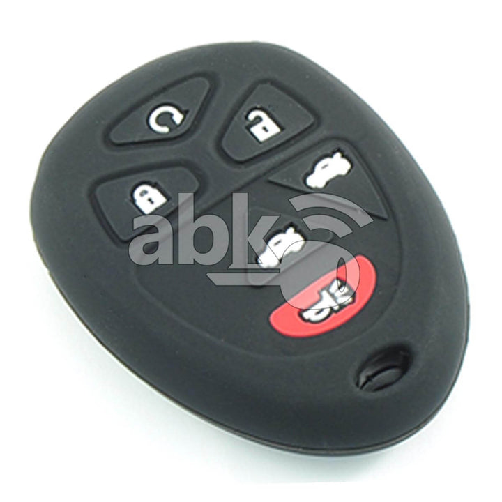 Chevrolet Gmc Silicone Remote Covers 6Buttons - ABK-2500-CHV-REM6B - ABKEYS.COM