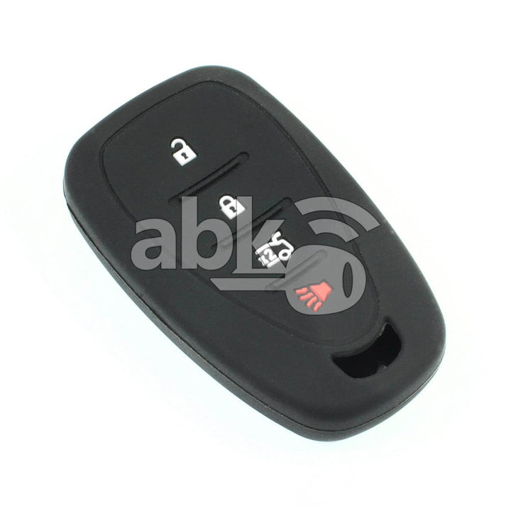 Chevrolet Silicone Remote Covers 4Buttons - ABK-2500-CHV-SMART-NEW4B - ABKEYS.COM