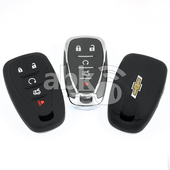 Chevrolet Silicone Remote Covers 5Buttons - ABK-2500-CHV-SMART-NEW5B - ABKEYS.COM