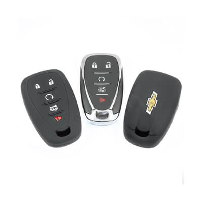 Chevrolet Silicone Remote Covers 5Buttons - ABK-2500-CHV-SMART-NEW5B - ABKEYS.COM