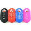 Fiat Silicone Remote Covers 3Buttons - ABK-2500-FIAT-FLIP-MID3B - ABKEYS.COM