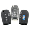 Ford Silicone Remote Covers 3Buttons - ABK-2500-FORD-FLIP-MID3B-2 - ABKEYS.COM