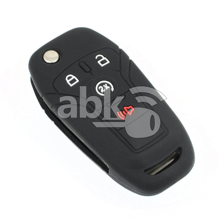 Ford Silicone Remote Covers 4Buttons - ABK-2500-FORD-FLIP-MID4B - ABKEYS.COM