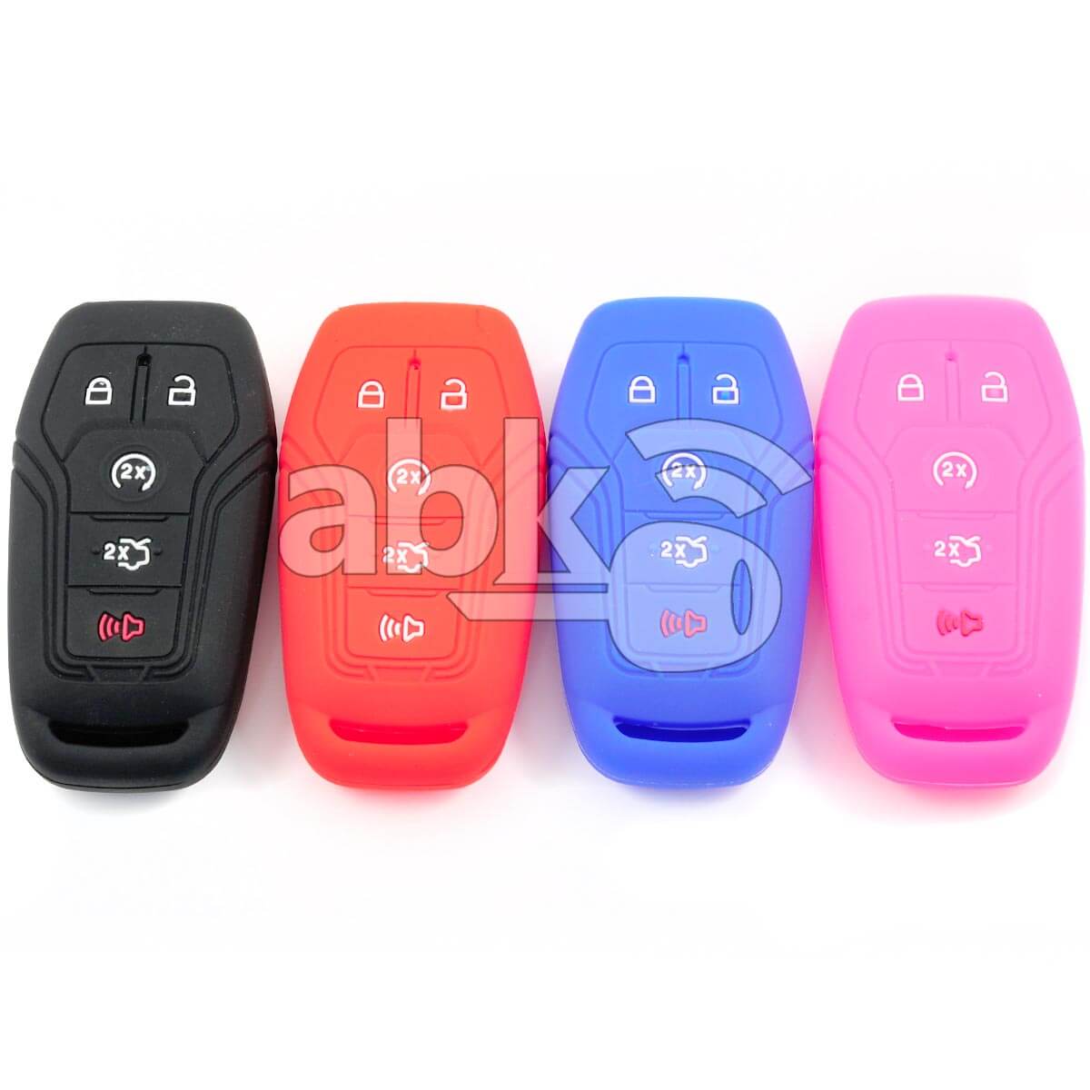 Ford Silicone Remote Covers 5Buttons - ABK-2500-FORD-SMART-MID5B - ABKEYS.COM