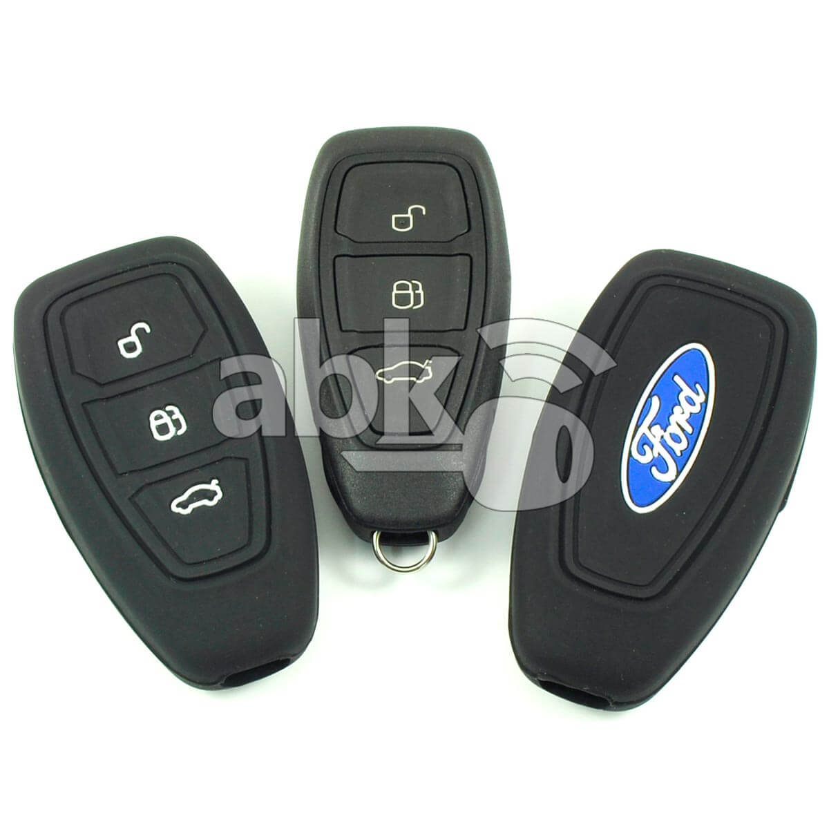Ford Silicone Remote Covers 3Buttons - ABK-2500-FORD-SMART3B - ABKEYS.COM
