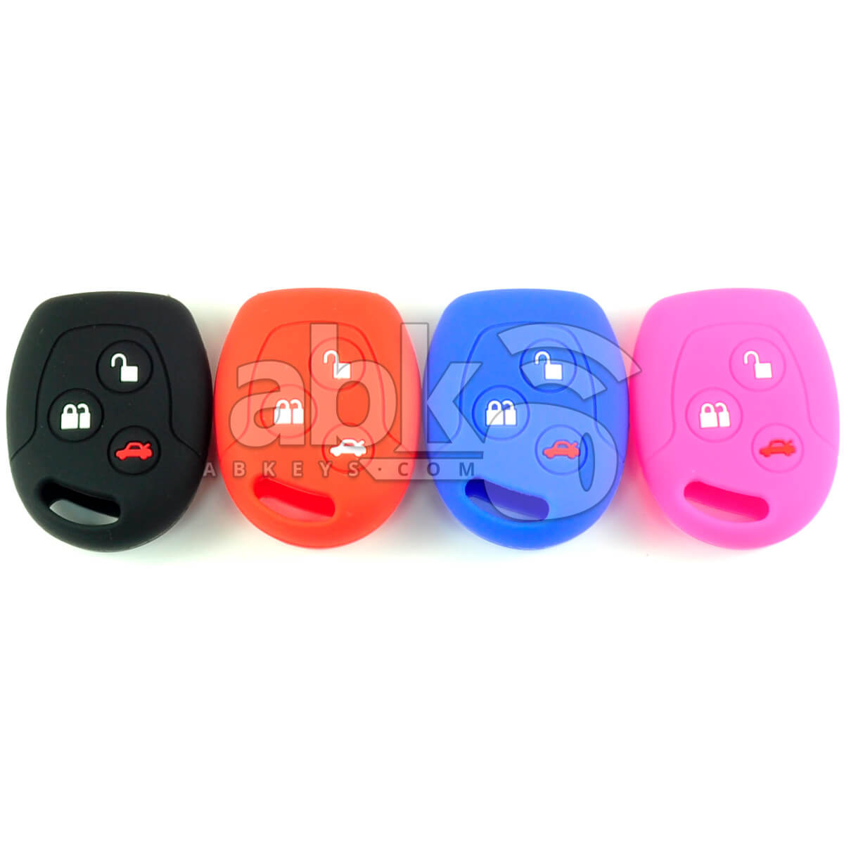 Ford Silicone Remote Covers 3Buttons - ABK-2500-FORD3B - ABKEYS.COM