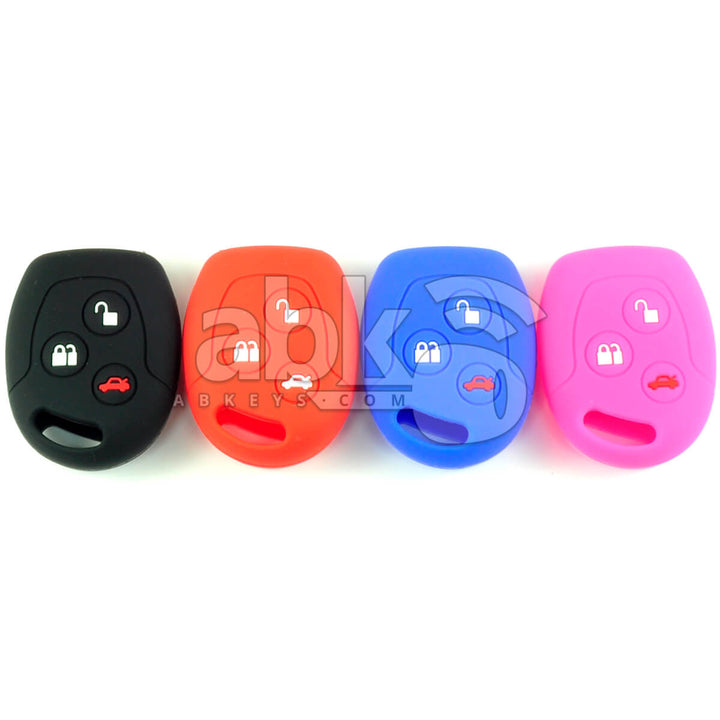 Ford Silicone Remote Covers 3Buttons - ABK-2500-FORD3B - ABKEYS.COM