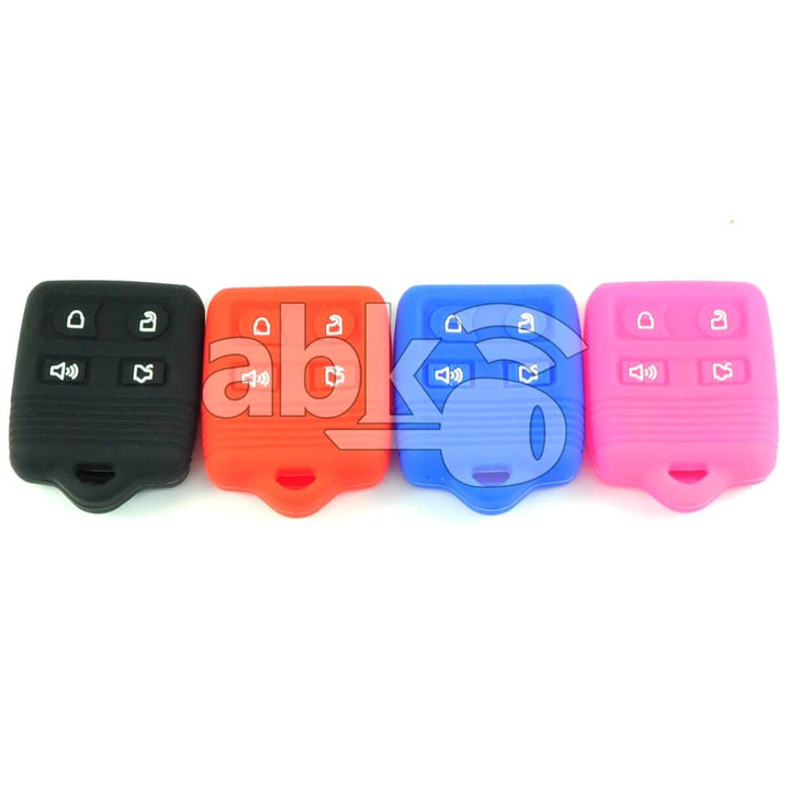 Ford Silicone Remote Covers 4Buttons - ABK-2500-FORD4B-OLD - ABKEYS.COM