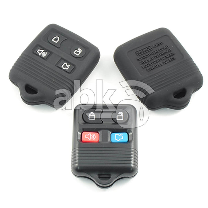 Ford Silicone Remote Covers 4Buttons - ABK-2500-FORD4B-OLD - ABKEYS.COM