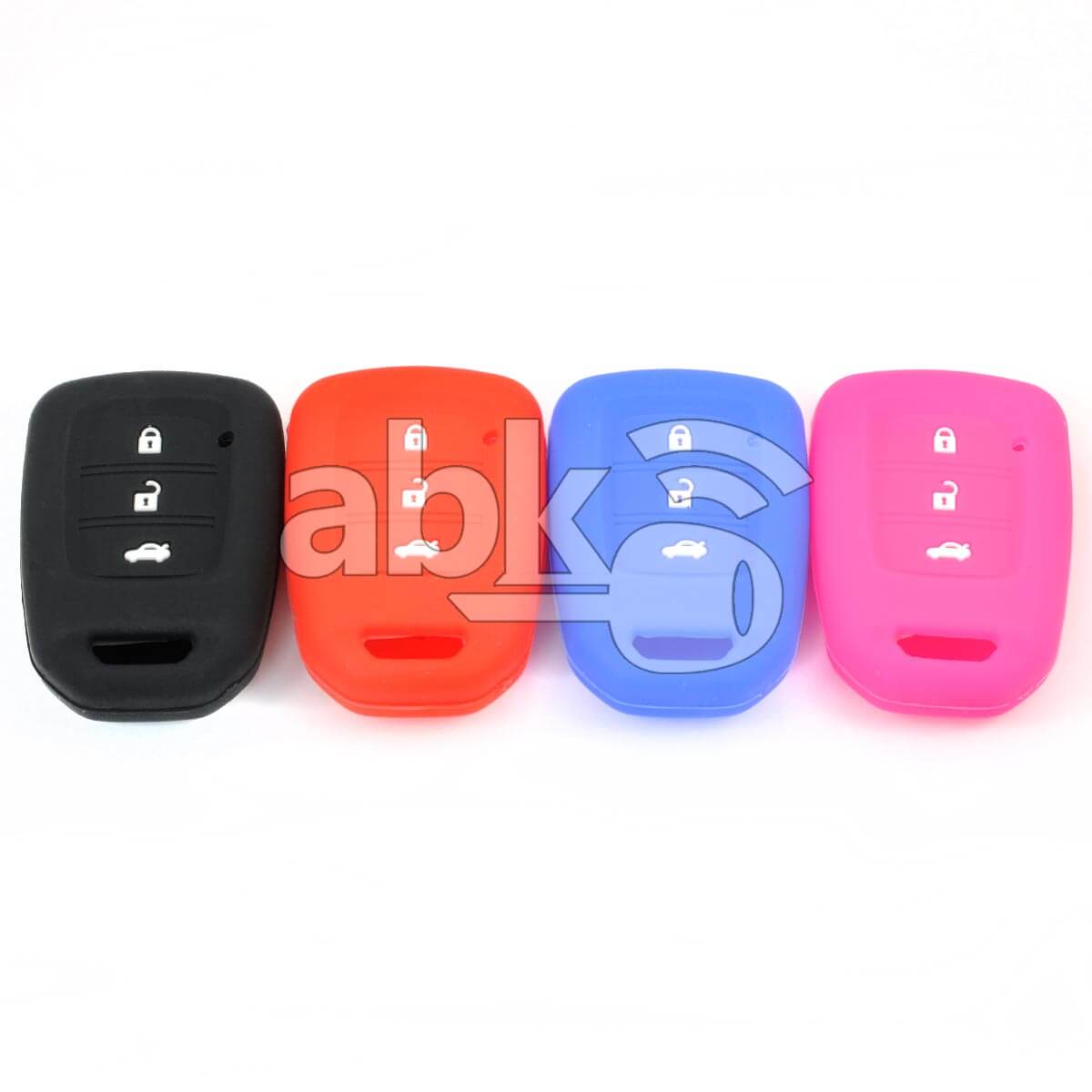 Honda Silicone Remote Covers 3Buttons - ABK-2500-HON-MID3B - ABKEYS.COM