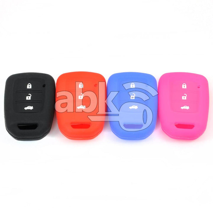 Honda Silicone Remote Covers 3Buttons - ABK-2500-HON-MID3B - ABKEYS.COM