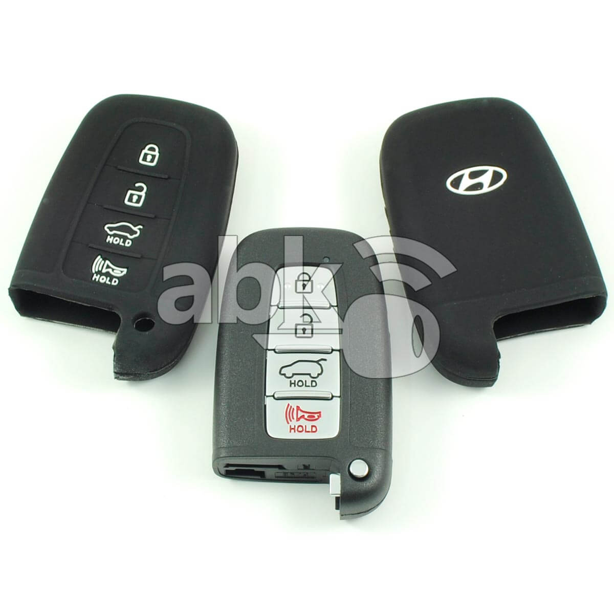 Hyundai Silicone Remote Covers 4Buttons - ABK-2500-HYN-SMART-OLD4B - ABKEYS.COM