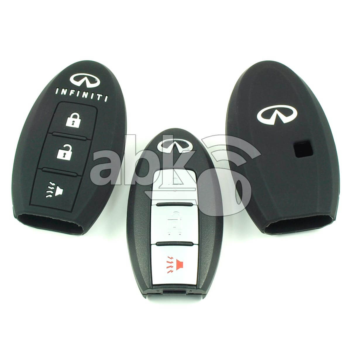 Infiniti Silicone Remote Covers 3Buttons - ABK-2500-INF-SMART3B - ABKEYS.COM