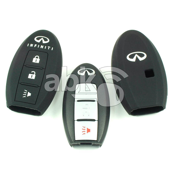 Infiniti Silicone Remote Covers 3Buttons - ABK-2500-INF-SMART3B - ABKEYS.COM