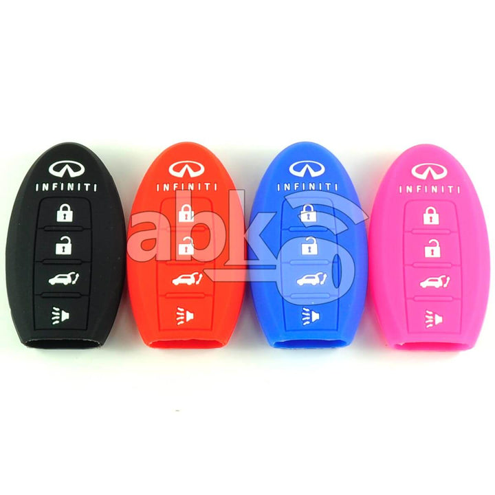 Infiniti Silicone Remote Covers 4Buttons - ABK-2500-INF-SMART4B - ABKEYS.COM