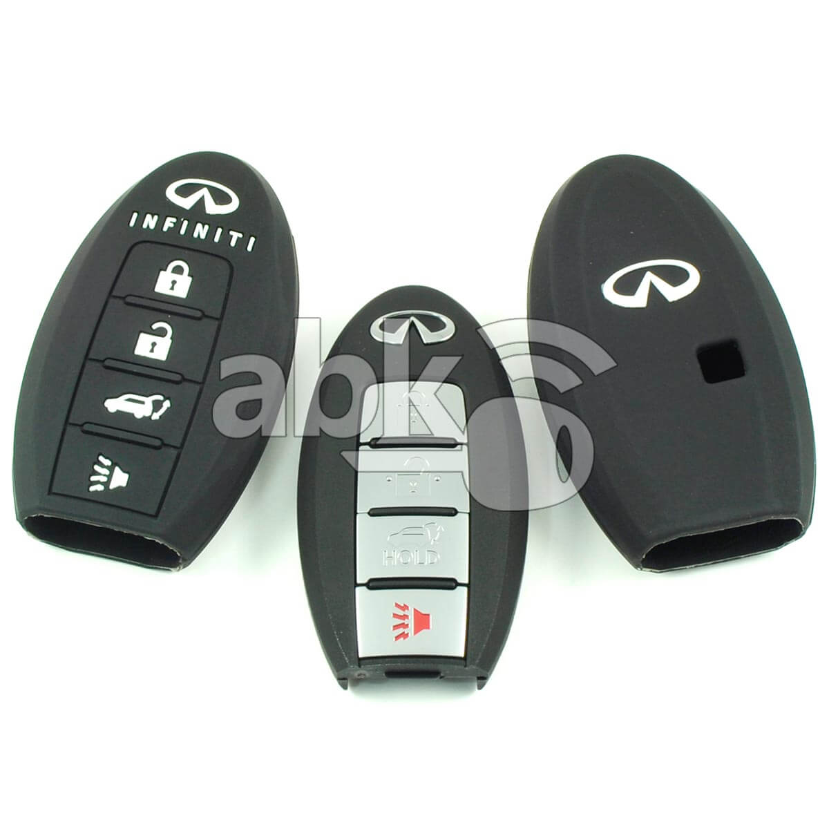 Infiniti Silicone Remote Covers 4Buttons - ABK-2500-INF-SMART4B - ABKEYS.COM