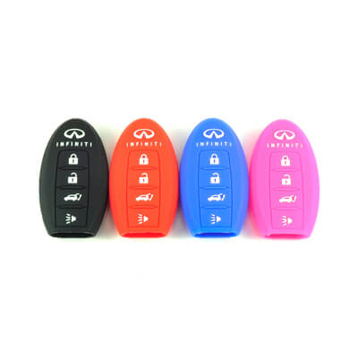 Infiniti Silicone Remote Covers 4Buttons - ABK-2500-INF-SMART4B - ABKEYS.COM