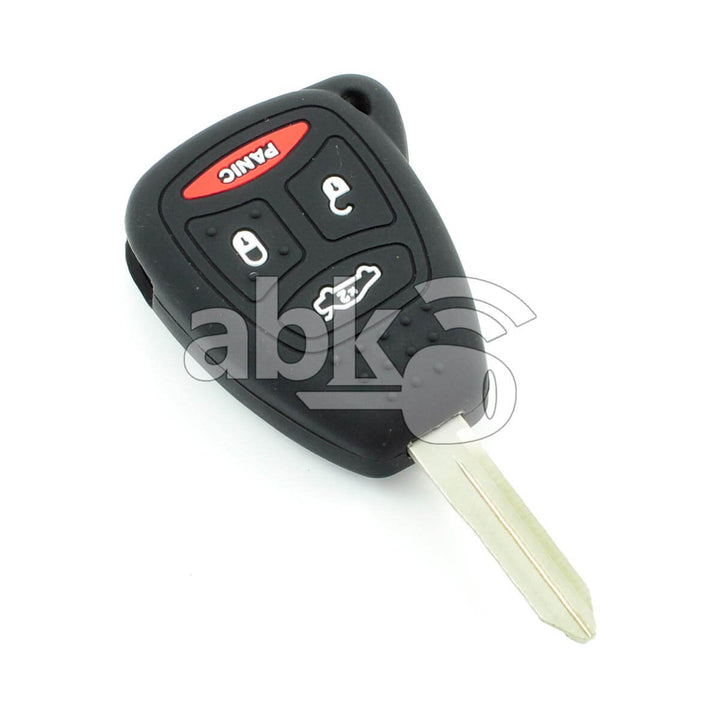Jeep Chrysler Dodge Silicone Remote Covers 4Buttons - ABK-2500-JEP-4B - ABKEYS.COM