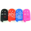 Jeep Chrysler Dodge Silicone Remote Covers 5Buttons - ABK-2500-JEP-SMART-MID5B - ABKEYS.COM