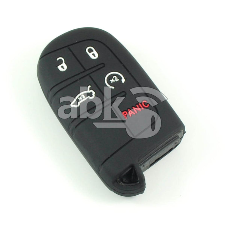 Jeep Chrysler Dodge Silicone Remote Covers 5Buttons - ABK-2500-JEP-SMART-MID5B - ABKEYS.COM