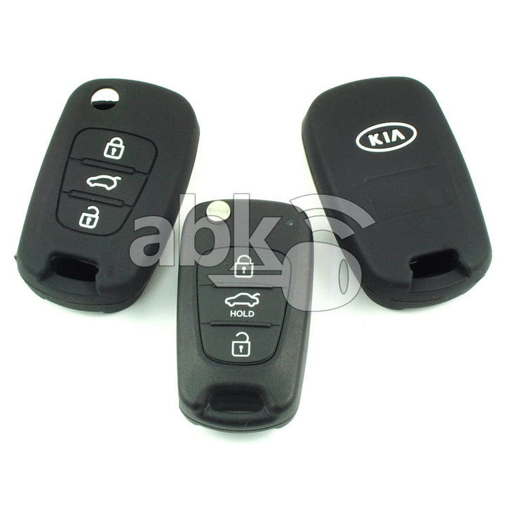 Kia Silicone Remote Covers 3Buttons - ABK-2500-KIA-FLIP-OLD3B - ABKEYS.COM