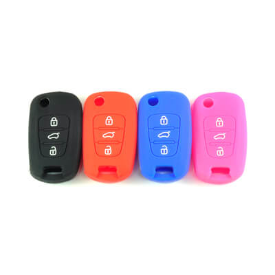 Kia Silicone Remote Covers 3Buttons - ABK-2500-KIA-FLIP-OLD3B - ABKEYS.COM
