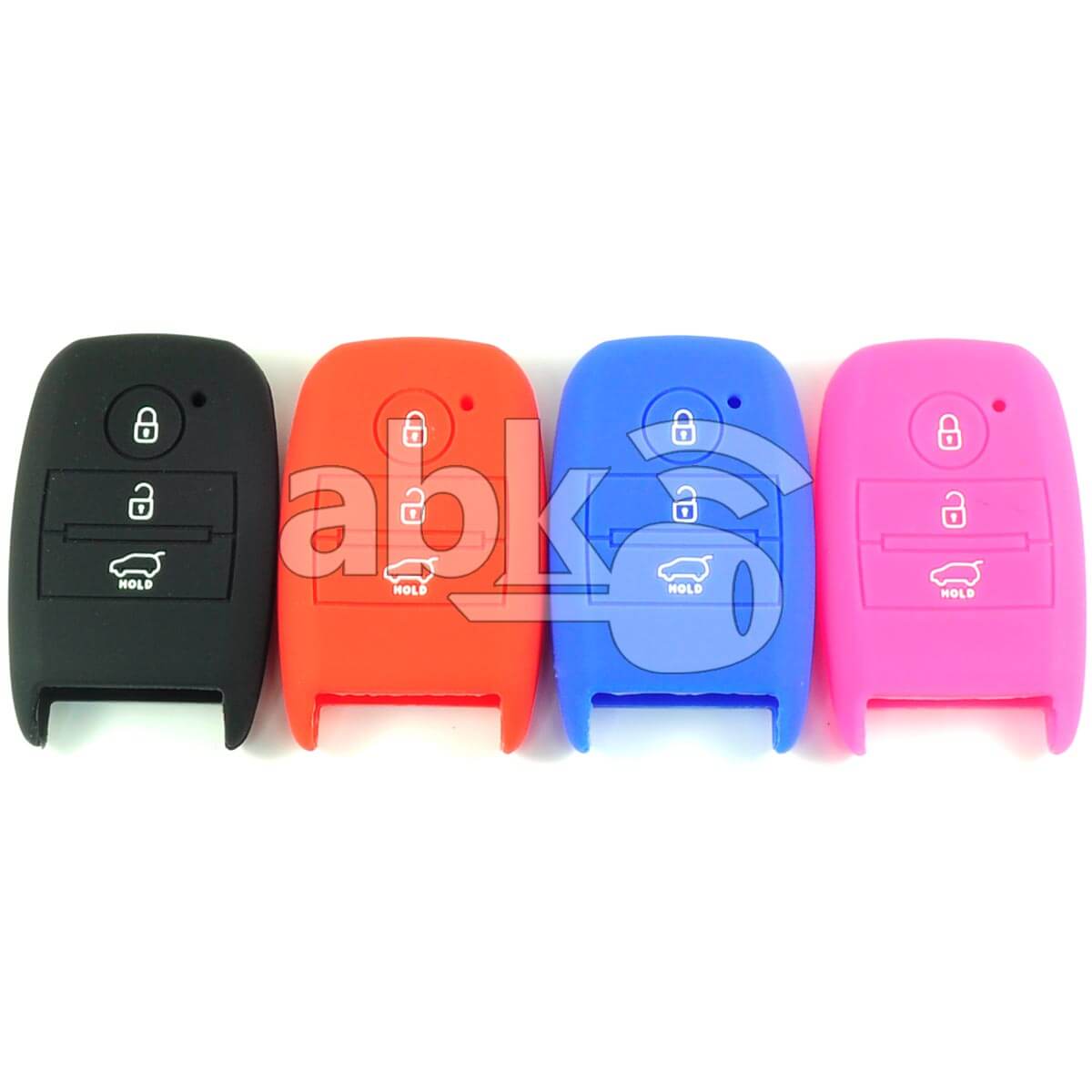 Kia Silicone Remote Covers 3Buttons - ABK-2500-KIA-SMART-MID3B - ABKEYS.COM