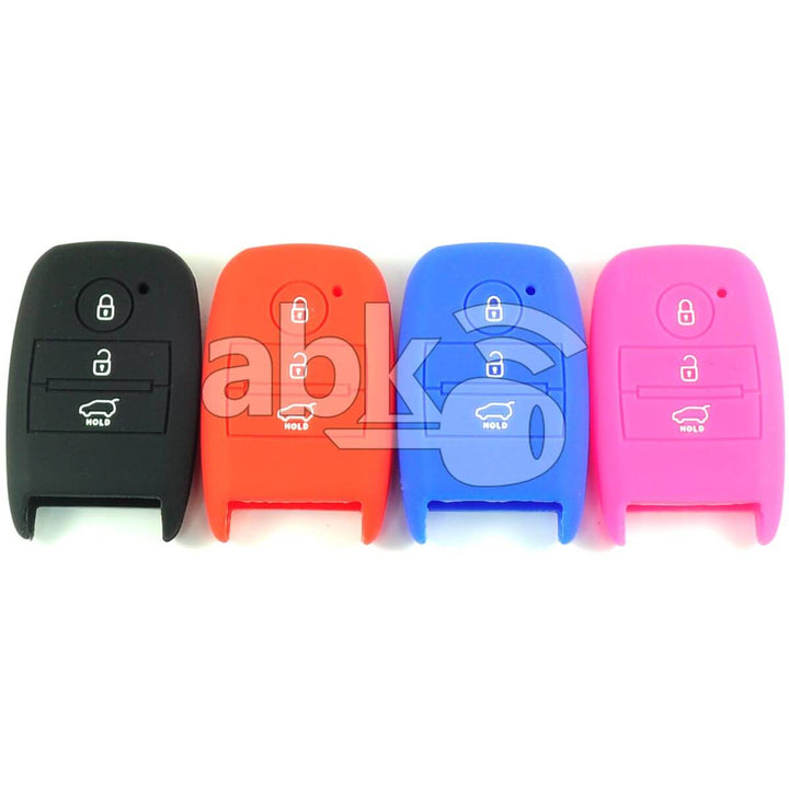 Kia Silicone Remote Covers 3Buttons - ABK-2500-KIA-SMART-MID3B - ABKEYS.COM