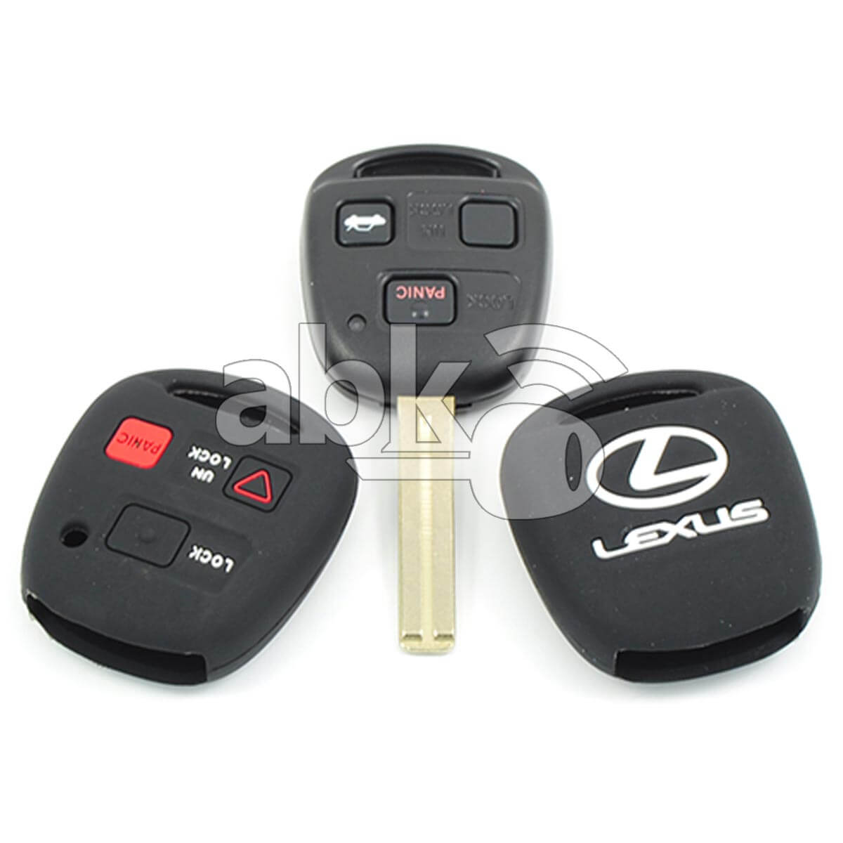 Lexus Silicone Remote Covers 3Buttons - ABK-2500-LEXS3B - ABKEYS.COM