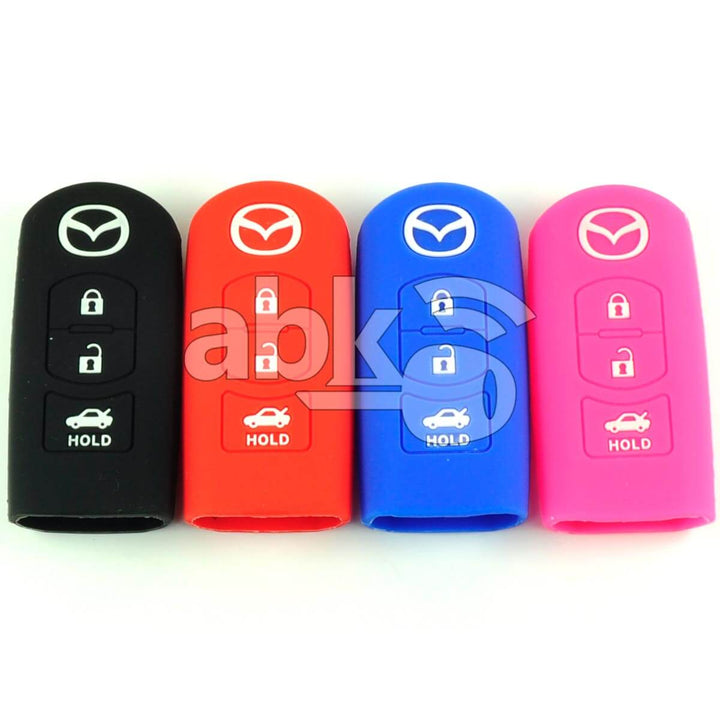 Mazda Silicone Remote Covers 3Buttons - ABK-2500-MAZ-SMART-MID3B - ABKEYS.COM