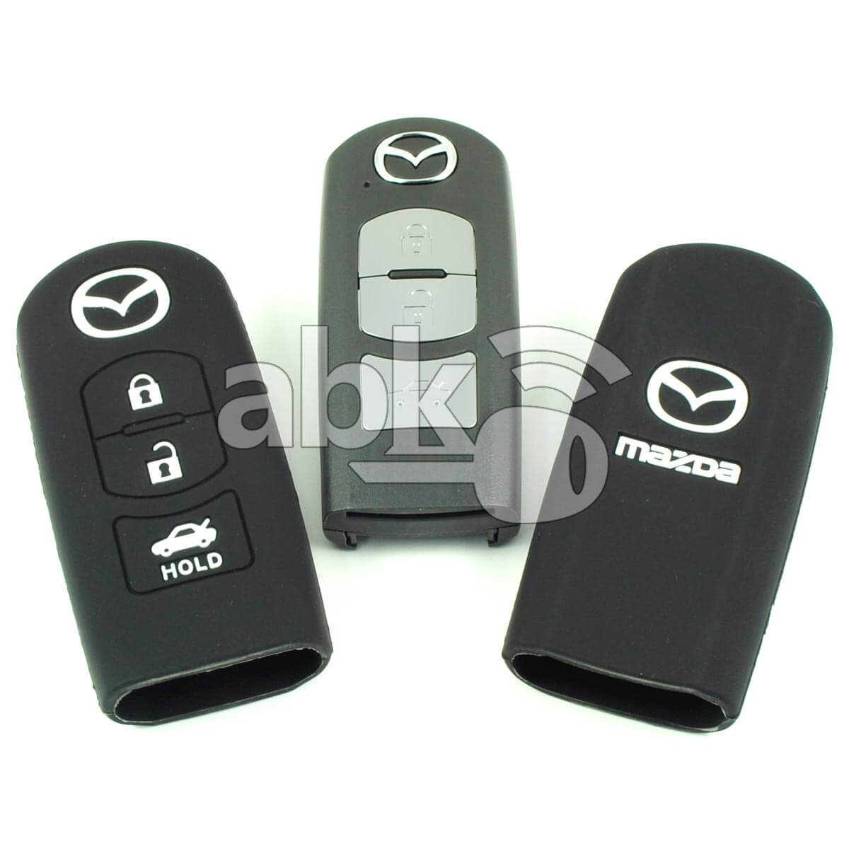 Mazda Silicone Remote Covers 3Buttons - ABK-2500-MAZ-SMART-MID3B - ABKEYS.COM