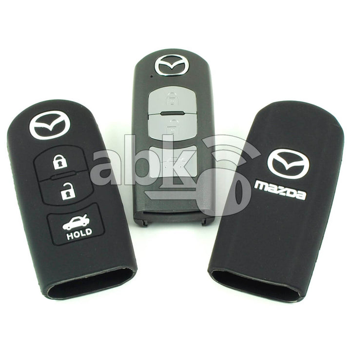 Mazda Silicone Remote Covers 3Buttons - ABK-2500-MAZ-SMART-MID3B - ABKEYS.COM
