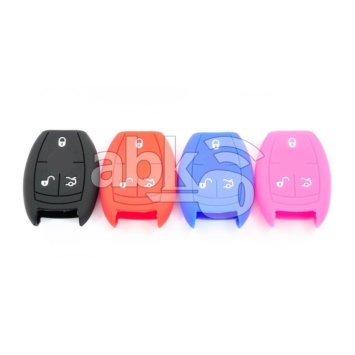Mercedes Benz Silicone Remote Covers 3Buttons - ABK-2500-MB-SMART-CRM3B-3 - ABKEYS.COM
