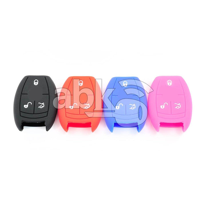 Mercedes Benz Silicone Remote Covers 3Buttons - ABK-2500-MB-SMART-CRM3B-3 - ABKEYS.COM