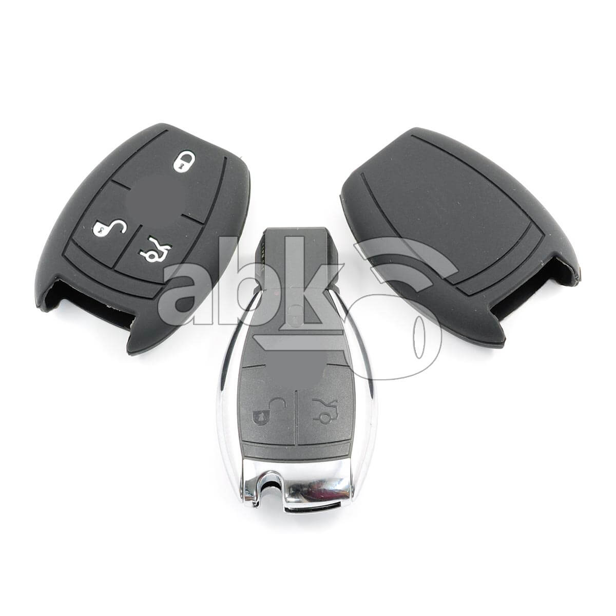 Mercedes Benz Silicone Remote Covers 3Buttons - ABK-2500-MB-SMART-CRM3B-3 - ABKEYS.COM