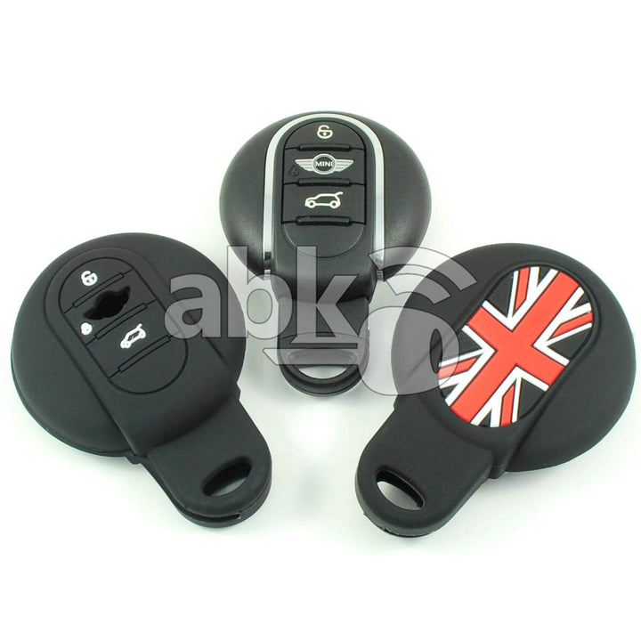 Mini Cooper Silicone Remote Covers 3Buttons - ABK-2500-MINI-SMART-MID3B - ABKEYS.COM