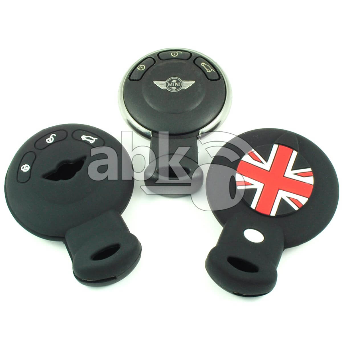 Mini Cooper Silicone Remote Covers 3Buttons - ABK-2500-MINI-SMART-OLD3B - ABKEYS.COM